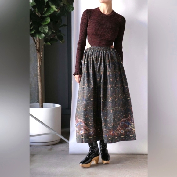 Ulla Johnson Dresses & Skirts - Ulla Johnson Obsidian Marcellina Dress Midi Sweaterknit Open Back SZ 8 Orig $825